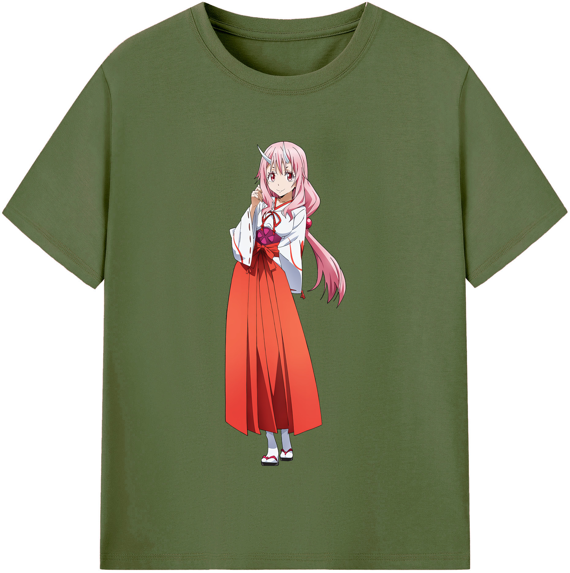（画像用） 転スラ Regarding Reincarnated to Slime 綿100％半袖Tシャツ（フロントプリント）